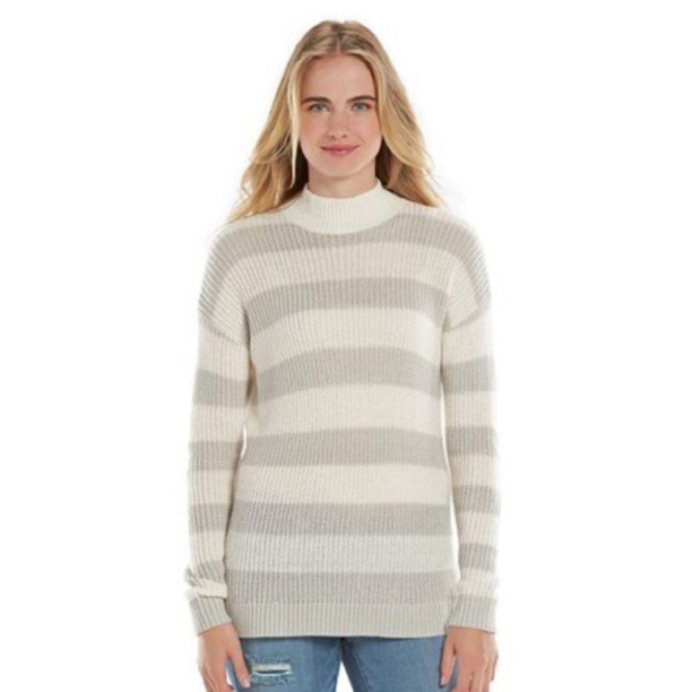 SOLD Lauren Conrad Mockneck Sweater Sz M NWT - Picture 2 of 4